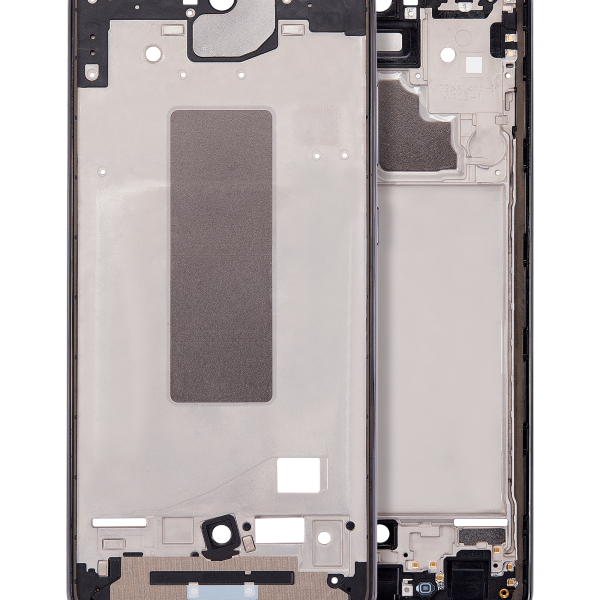 Samsung Galaxy A72 İle Uyumlu  Orta Çerçeve Kasası (A725 2021) (Harika Siyah)