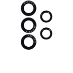 Samsung Galaxy A73 5G İle Uyumlu Arka Kamera Lensi (Sadece Cam) Yapışkanlı (A736 2022) (5 Parça Set) - Görsel 2