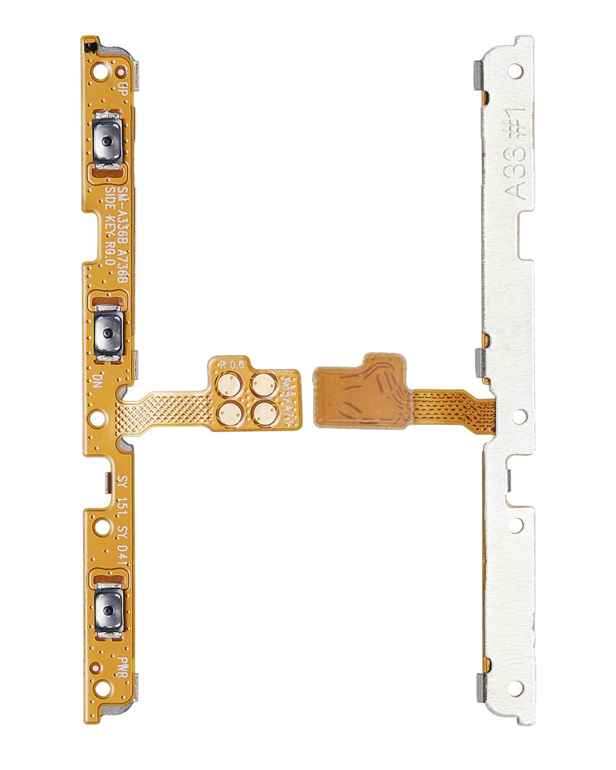 Samsung Galaxy A73 5G İle Uyumlu Güç Düğmesi Esnek Kablo (A736 2022) A33 5G (A336 2022) A73 (A735 2022) - Görsel 2