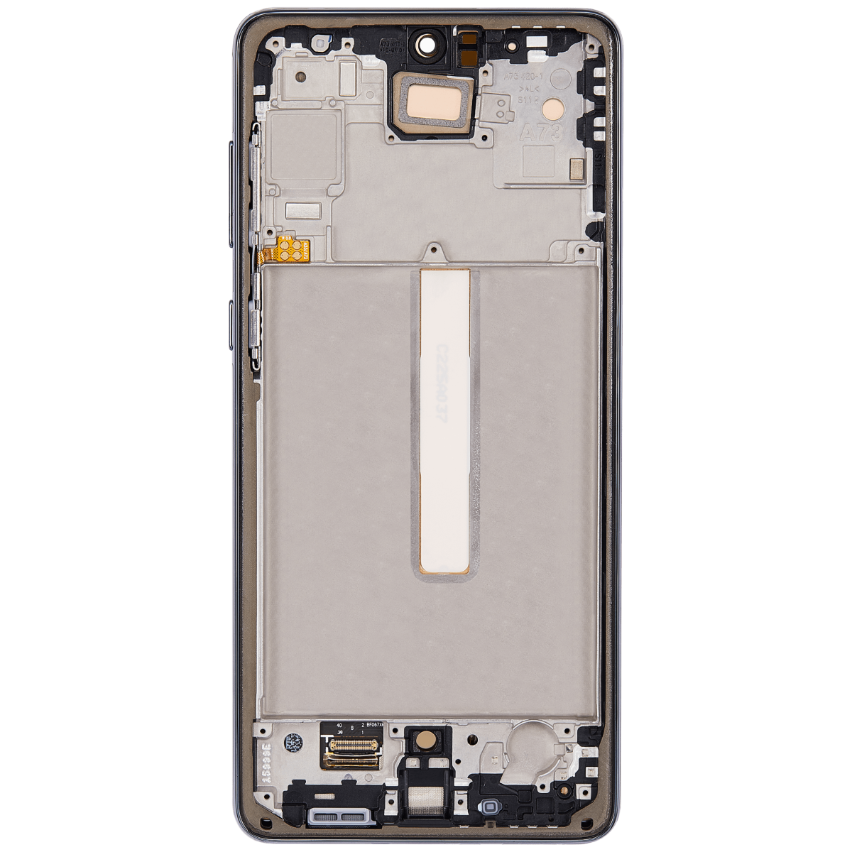 Samsung Galaxy A73 5G İle Uyumlu İçin Çerçeveli ekran (A736 2022) Orijinal (Gri)  Orijinal Ekranı - Görsel 5