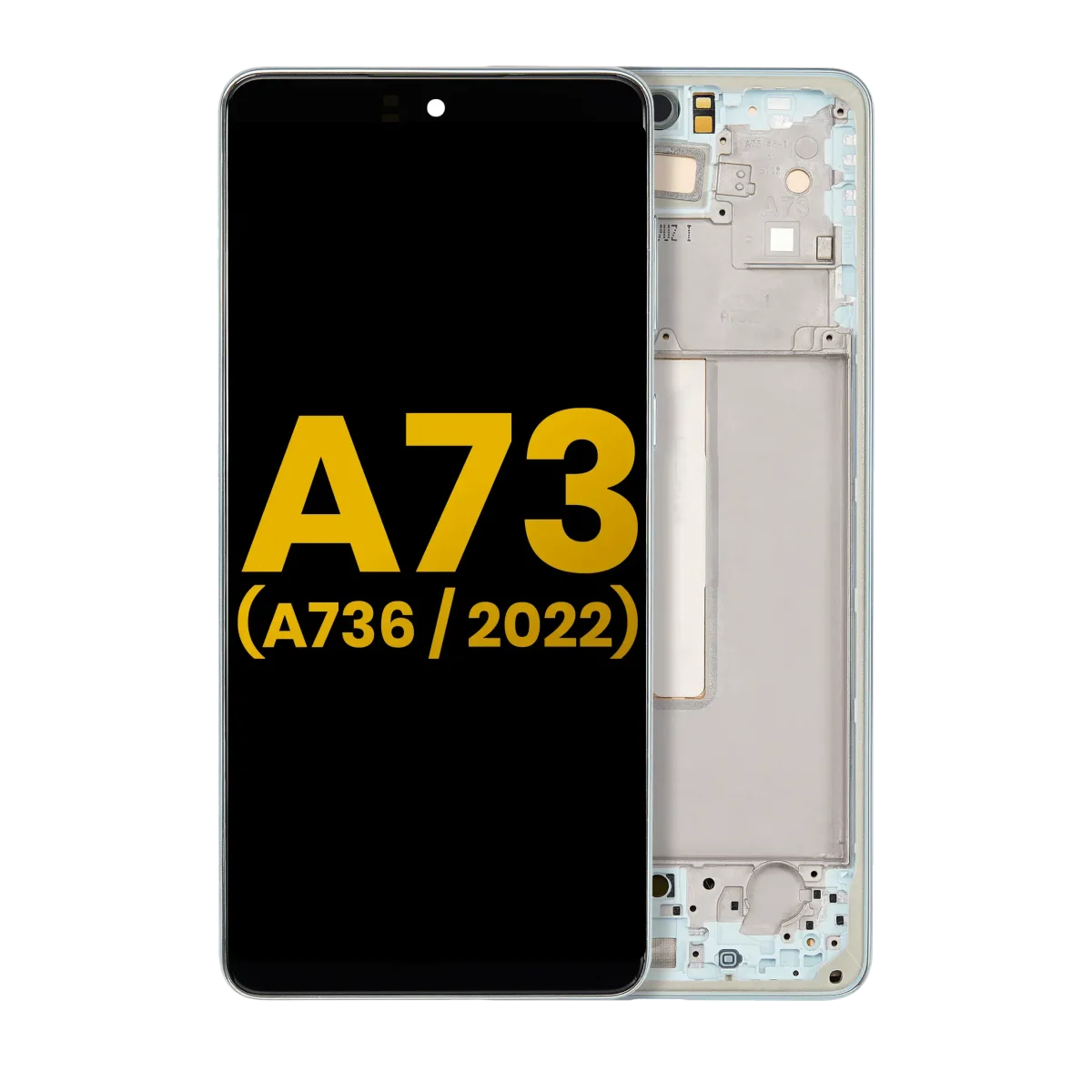 Samsung Galaxy A73 5G İle Uyumlu İçin Çerçeveli ekran (A736 2022) Orijinal (Nane)  Orijinal Ekranı - Görsel 3