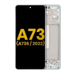 Samsung Galaxy A73 5G İle Uyumlu İçin Çerçeveli ekran (A736 2022) Orijinal (Nane)  Orijinal Ekranı - Görsel 3
