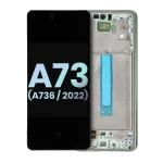 Samsung Galaxy A73 5G İle Uyumlu Orijinal Ekranı Çerçeveli ekran (A736 2022) (Servis Paketi) (Nane) - Görsel 3