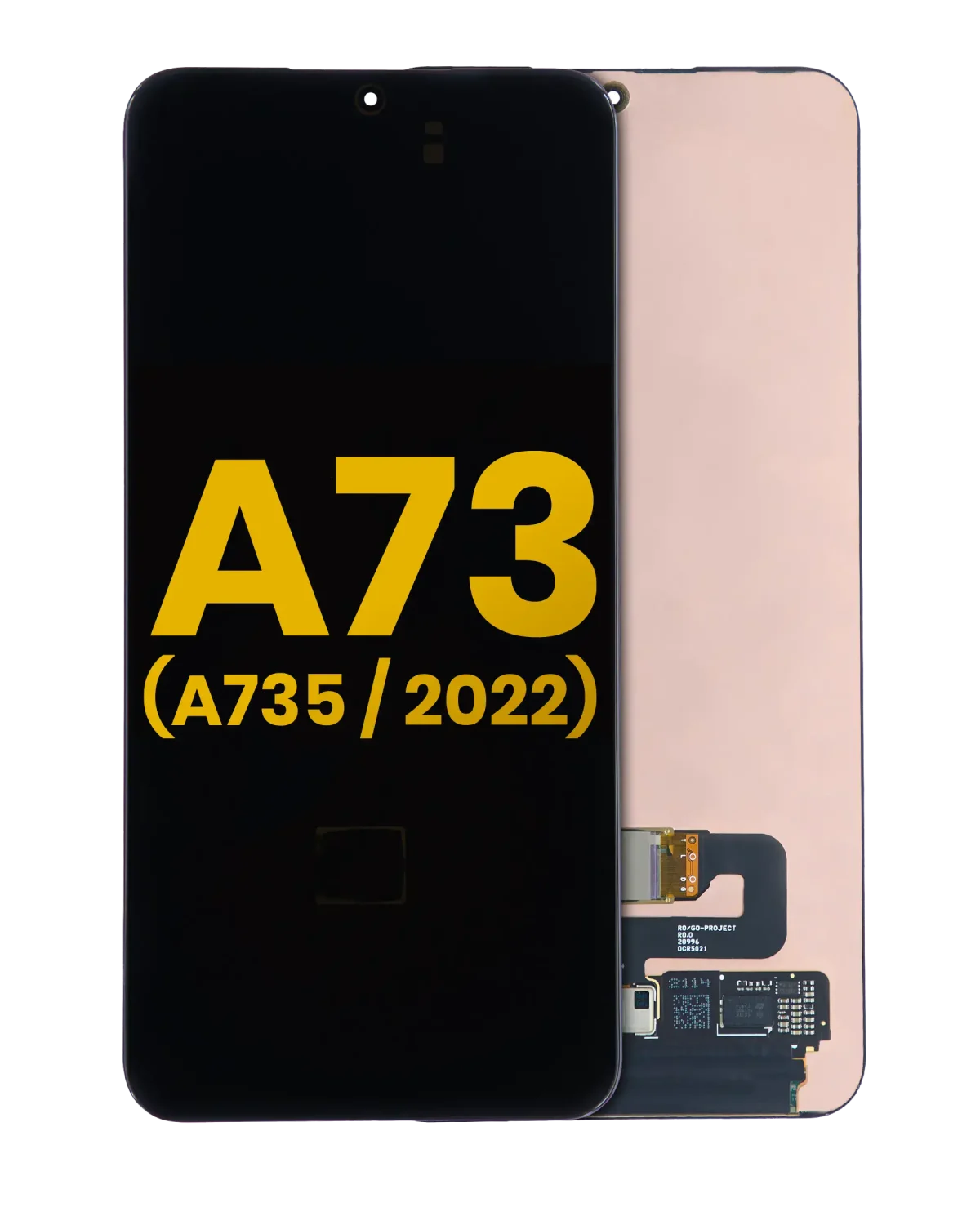 Samsung Galaxy A73 İle Uyumlu Çerçevesiz ekran Orijinal Ekranı (A735 2022) Orijinal (Tüm Renkler)