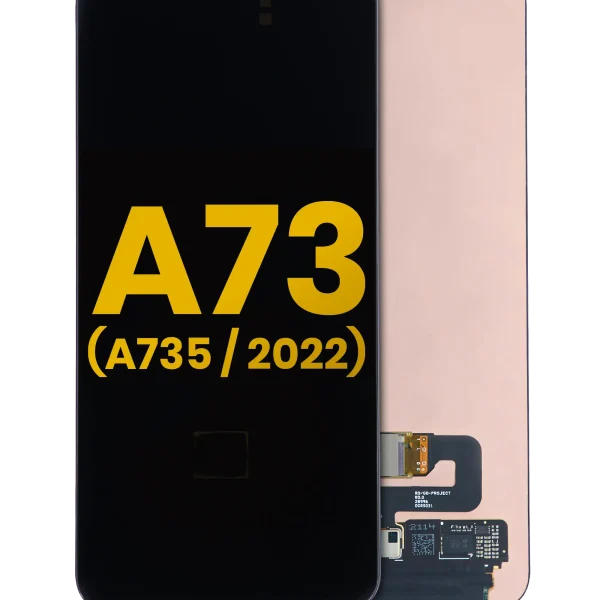 Samsung Galaxy A73 İle Uyumlu Çerçevesiz ekran Orijinal Ekranı (A735 2022) Orijinal (Tüm Renkler)