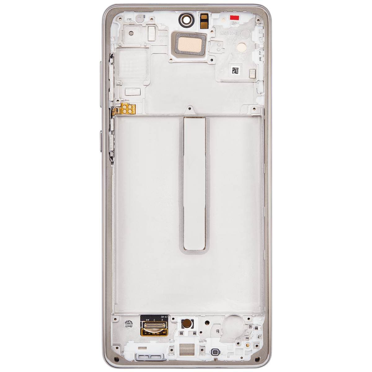 Samsung Galaxy A73 İle Uyumlu İçin Çerçeveli ekran (A735 2022) Orijinal (Beyaz)  Orijinal Ekranı - Görsel 5