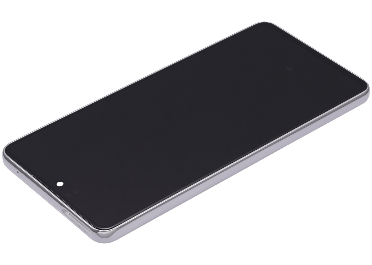 Samsung Galaxy A73 İle Uyumlu İçin Çerçeveli ekran (A735 2022) Orijinal (Beyaz)  Orijinal Ekranı - Görsel 6