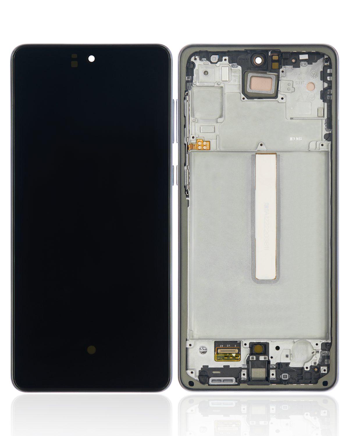 Samsung Galaxy A73 İle Uyumlu İçin Çerçeveli ekran (A735 2022) Orijinal (Gri)  Orijinal Ekranı Uyumlu - Görsel 2