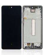 Samsung Galaxy A73 İle Uyumlu İçin Çerçeveli ekran (A735 2022) Orijinal (Gri)  Orijinal Ekranı Uyumlu - Görsel 2