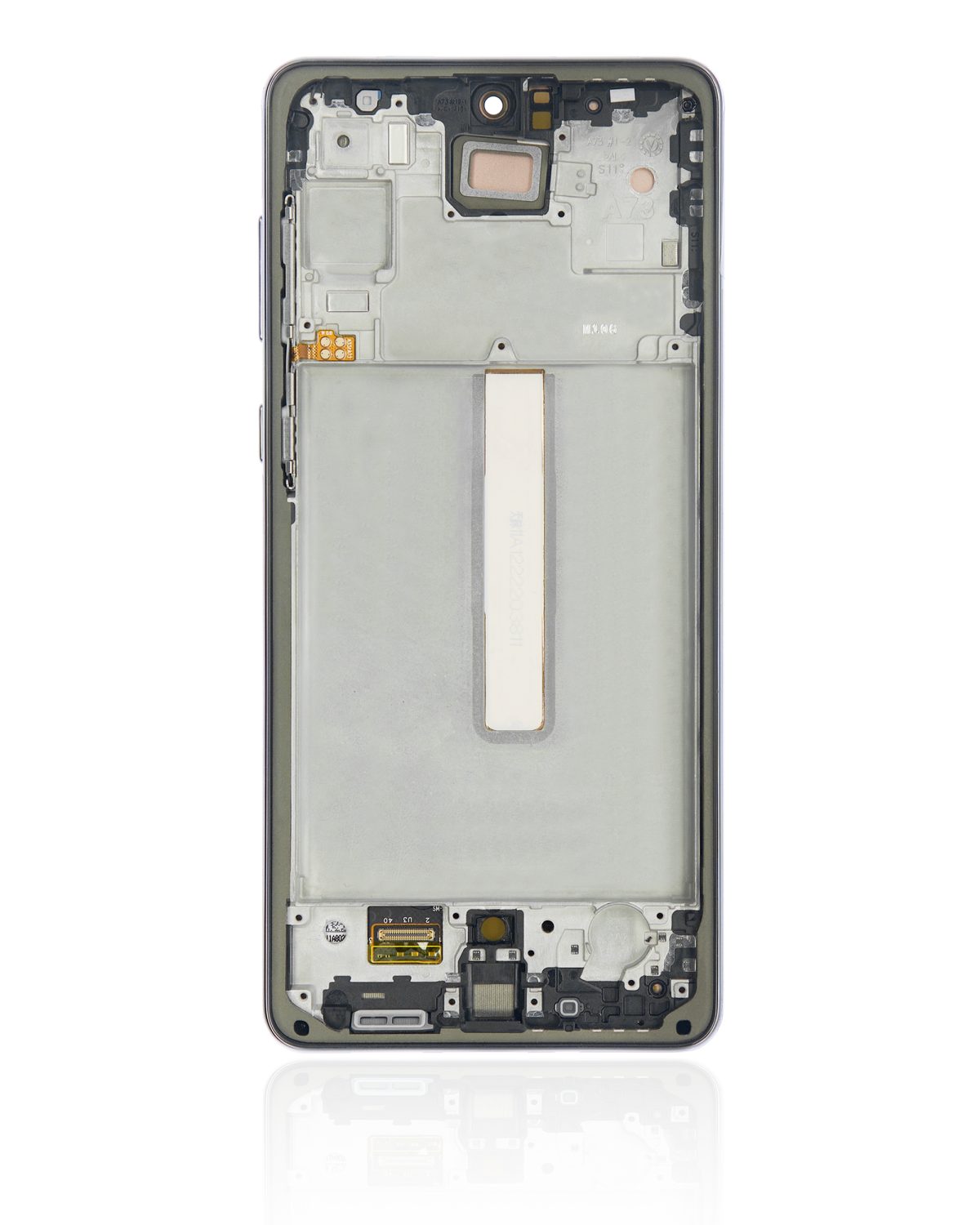 Samsung Galaxy A73 İle Uyumlu İçin Çerçeveli ekran (A735 2022) Orijinal (Gri)  Orijinal Ekranı Uyumlu - Görsel 4