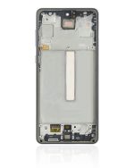 Samsung Galaxy A73 İle Uyumlu İçin Çerçeveli ekran (A735 2022) Orijinal (Gri)  Orijinal Ekranı Uyumlu - Görsel 4