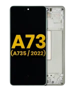 Samsung Galaxy A73 İle Uyumlu İçin Çerçeveli ekran (A735 2022) Orijinal (Nane)  Orijinal Ekranı Uyumlu