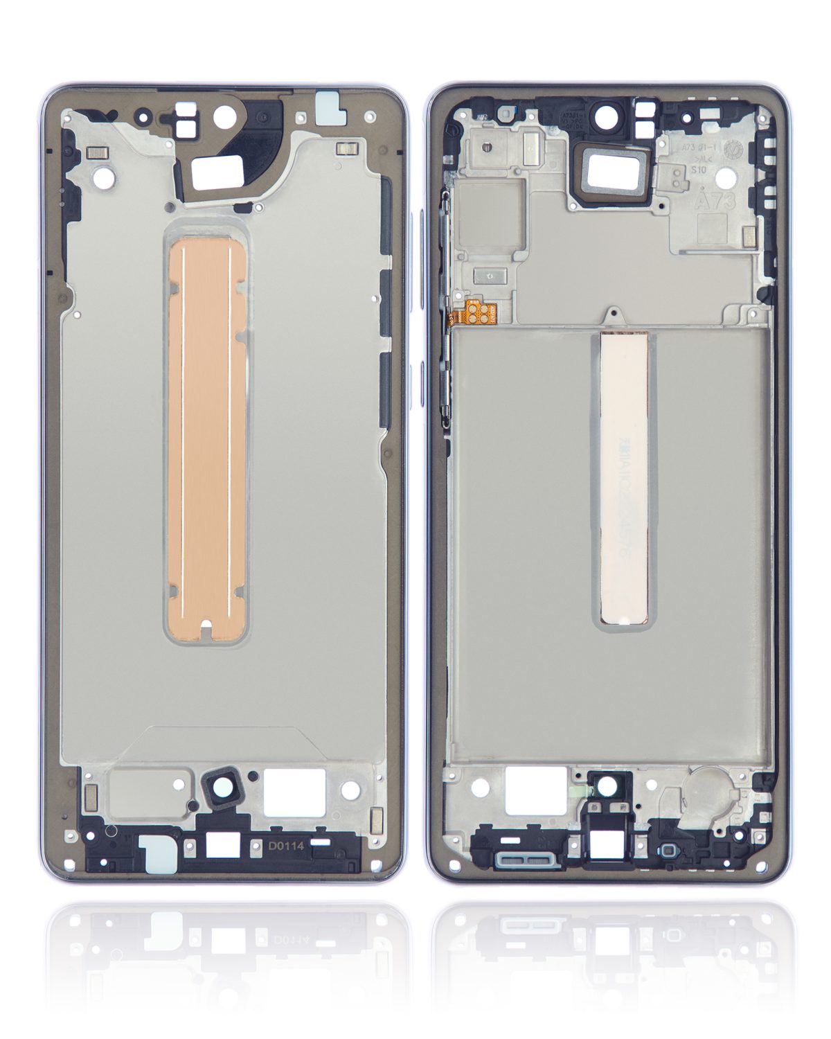 Samsung Galaxy A73 İle Uyumlu  Orta Çerçeve Kasası (A735 2022) A73 5G (A736 2022) (Gri) - Görsel 2