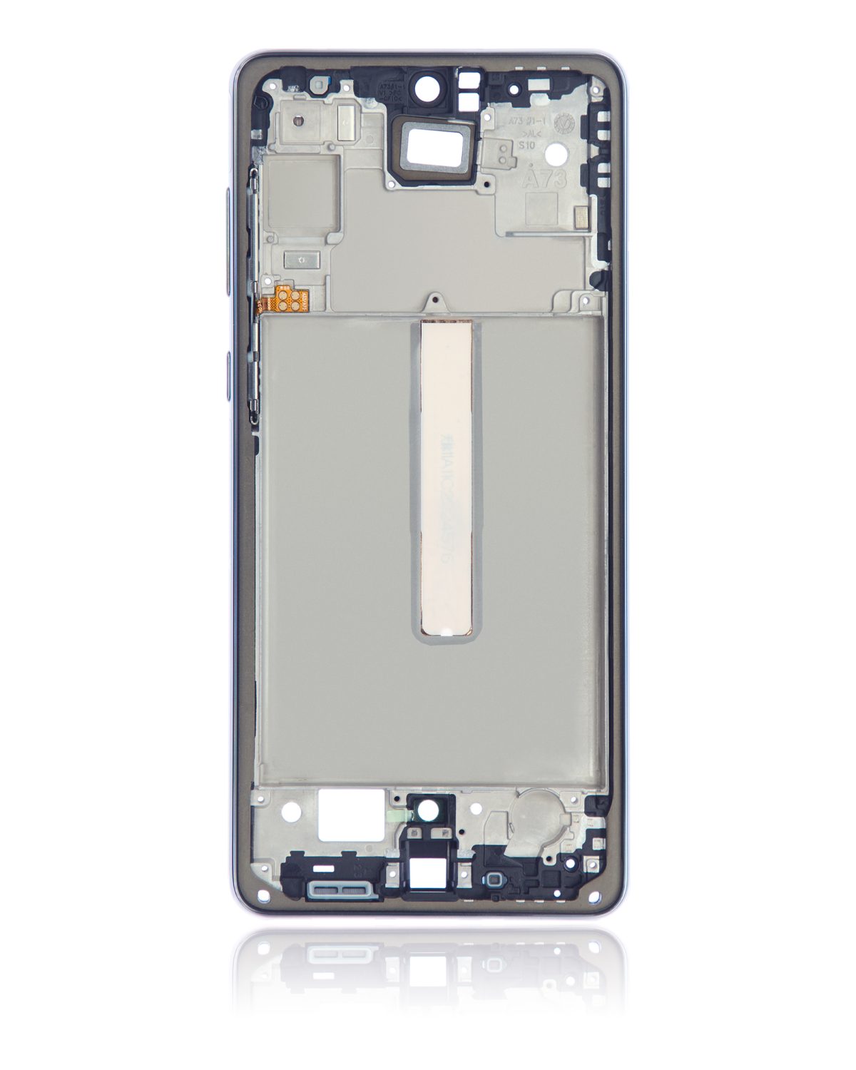 Samsung Galaxy A73 İle Uyumlu  Orta Çerçeve Kasası (A735 2022) A73 5G (A736 2022) (Gri) - Görsel 4