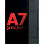 Samsung Galaxy A750 İle Uyumlu İçin Çerçeveli ekran Orijinal Ekranı (A750 2018) (Aftermarket Plus) (Siyah)