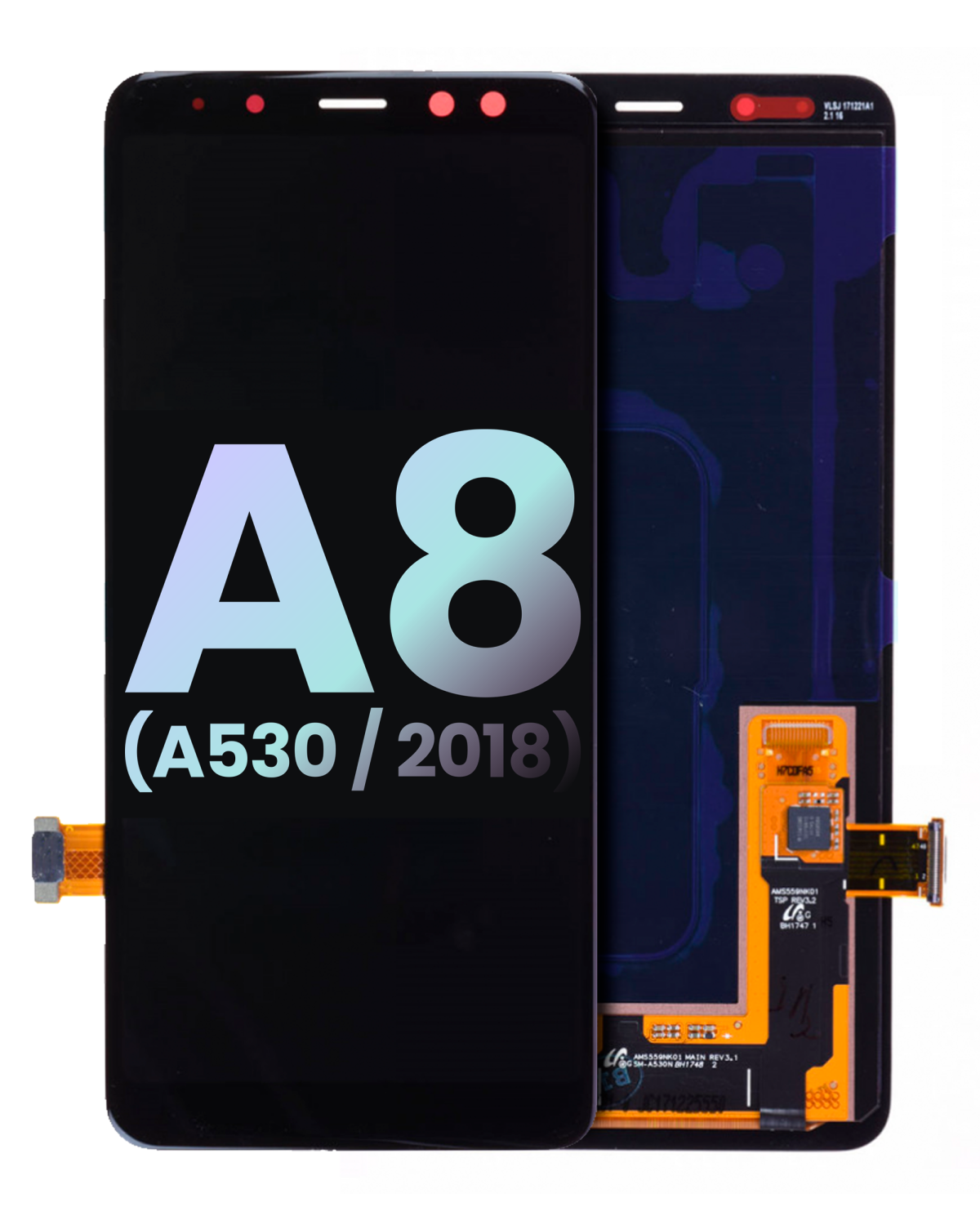 Samsung Galaxy A8 İle Uyumlu Çerçevesiz ekran Orijinal Ekranı (A530 2018) (Servis Paketi) (Tüm Renkler) - Görsel 4
