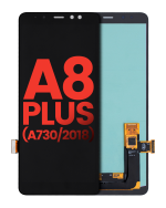 Samsung Galaxy A8 Plus İle Uyumlu Çerçevesiz ekran Orijinal Ekranı (A730 2018) (Tüm Renkler)