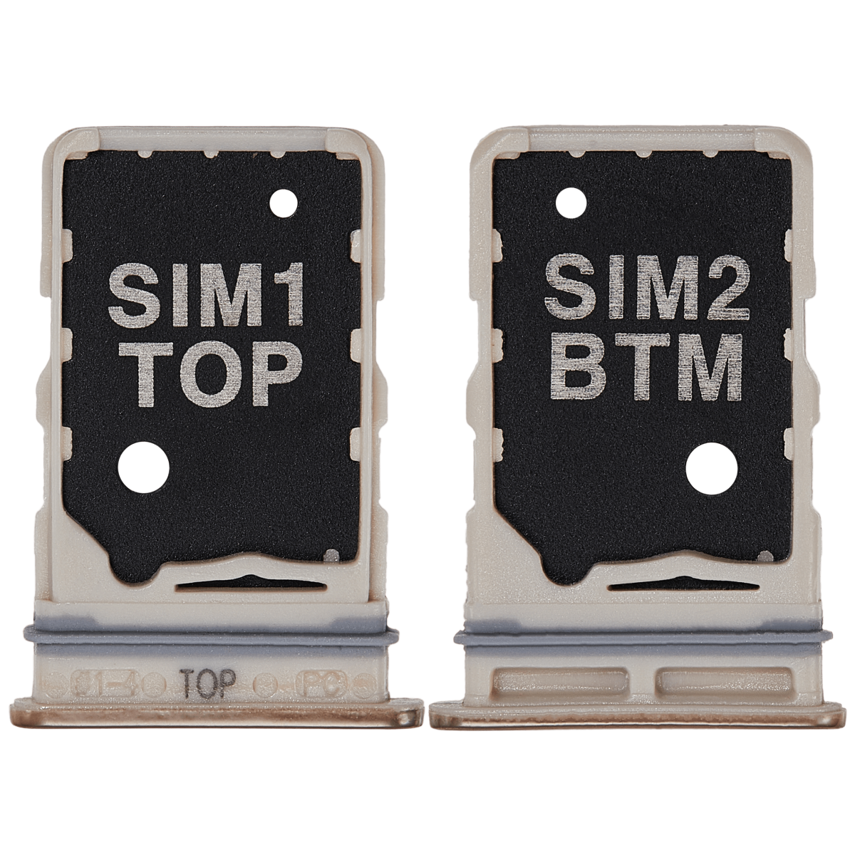 Samsung Galaxy A80 İle Uyumlu Çift Sim Kart Tepsisi (A805 2019) (Angel Gold) - Görsel 2