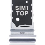 Samsung Galaxy A80 İle Uyumlu Çift Sim Kart Tepsisi (A805 2019) (Ghost White)