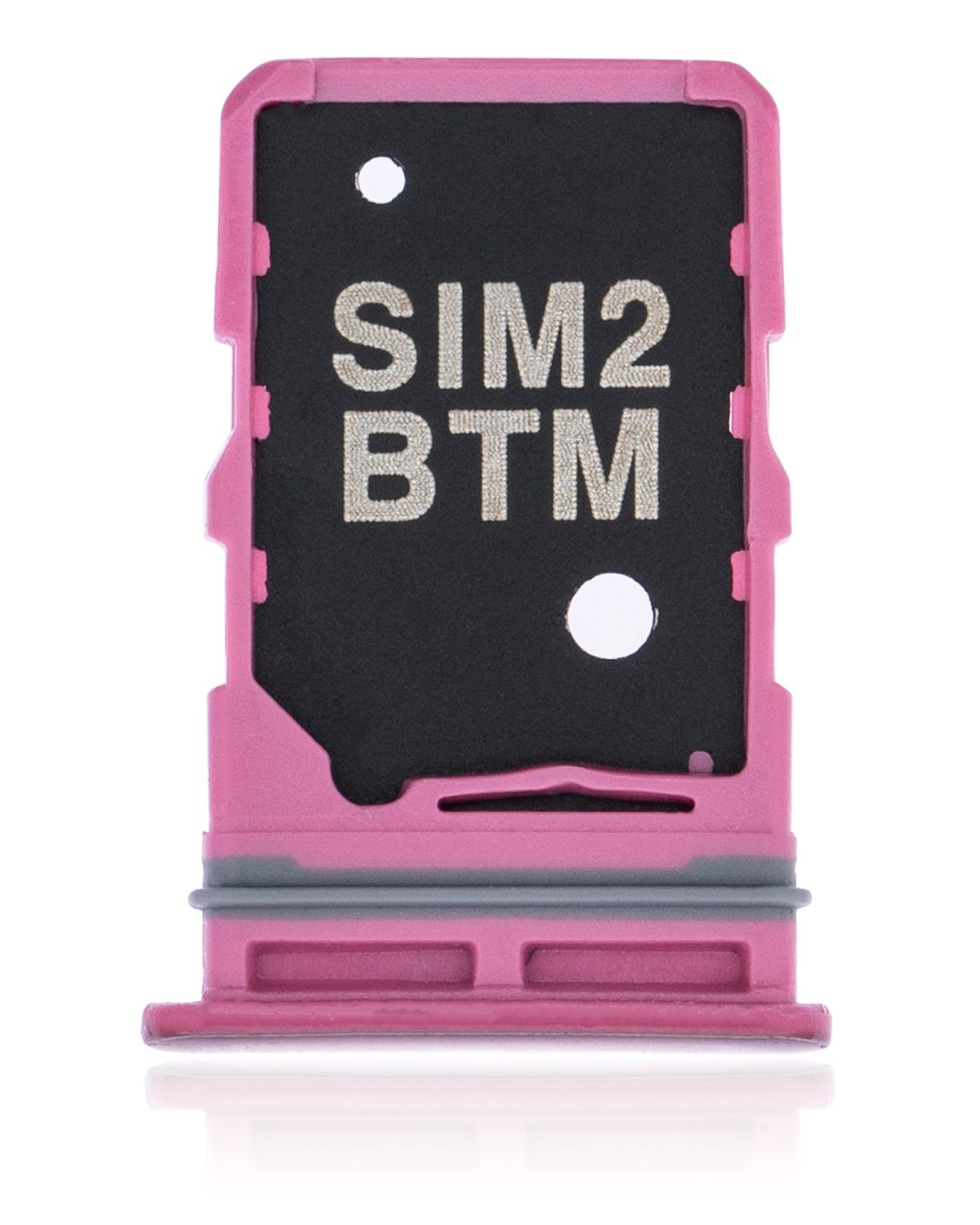 Samsung Galaxy A80 İle Uyumlu Çift Sim Kart Tepsisi (A805 2019) (Pembe) - Görsel 3