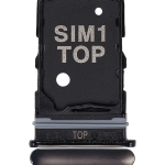 Samsung Galaxy A80 İle Uyumlu Çift Sim Kart Tepsisi (A805 2019) (Phantom Siyah)