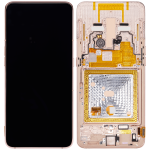 Samsung Galaxy A80 İle Uyumlu İçin Çerçeveli ekran (A805 2019) (Angel Gold) Orijinal  Orijinal Ekranı Uyumlu - Görsel 2