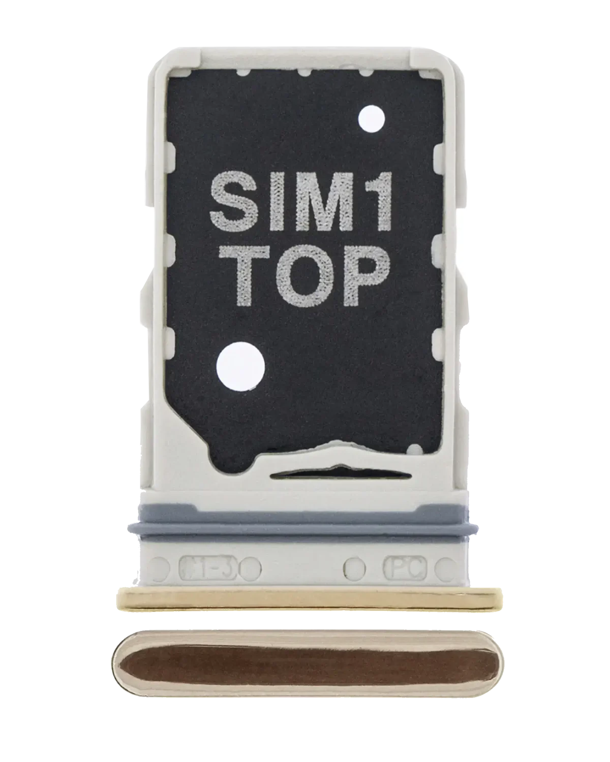 Samsung Galaxy A80 İle Uyumlu Tek Sim Kart Tepsisi (A805 2019) (Angel Gold)