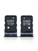 Samsung Galaxy A80 İle Uyumlu Tek Sim Kart Tepsisi (A805 2019) (Phantom Siyah) - Görsel 2