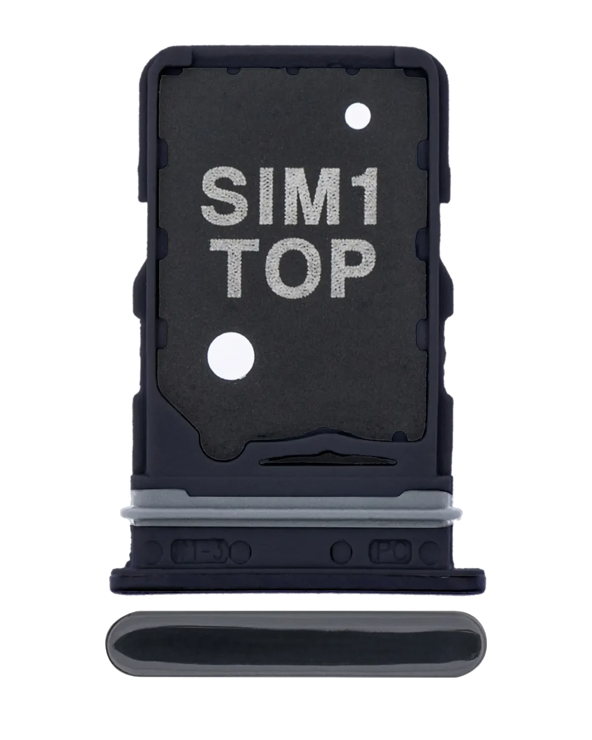 Samsung Galaxy A80 İle Uyumlu Tek Sim Kart Tepsisi (A805 2019) (Phantom Siyah) - Görsel 4