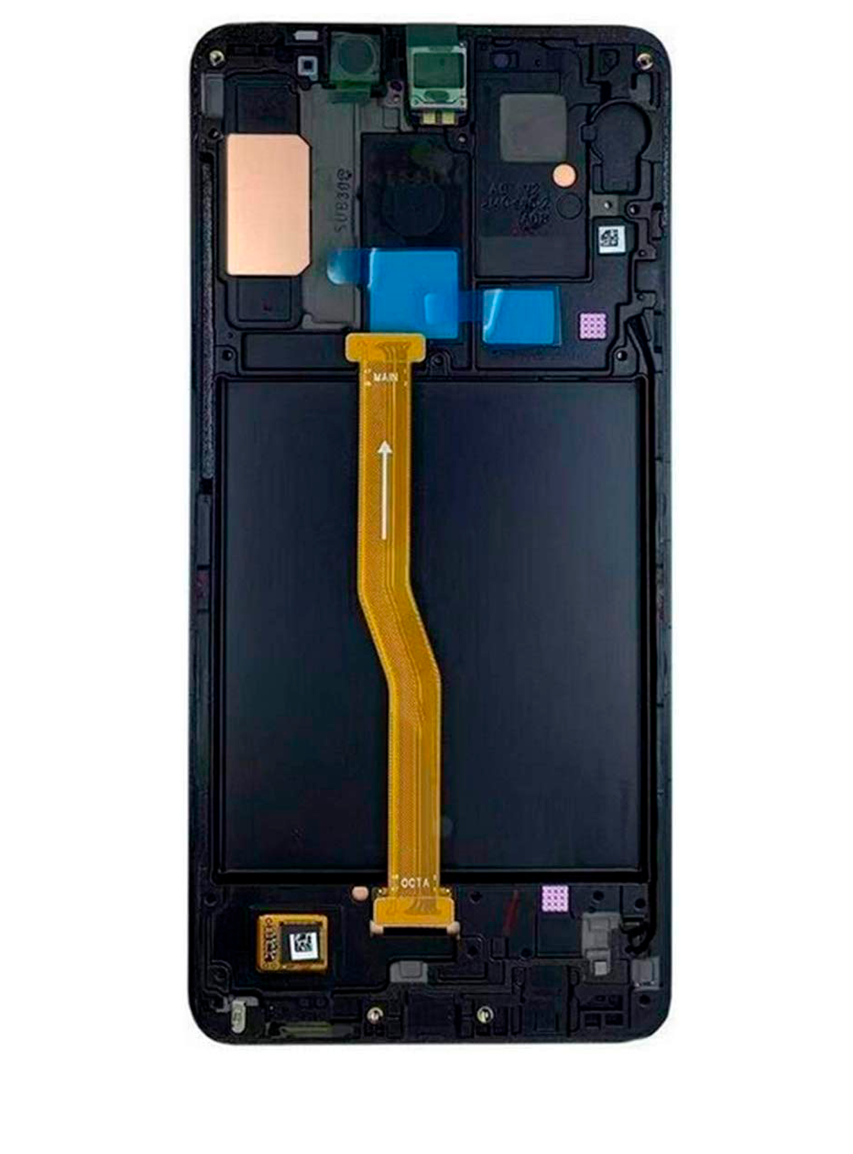 Samsung Galaxy A9 İle Uyumlu İçin Çerçeveli ekran (A920 2018) (Servis Paketi) (Siyah)  Orijinal Ekranı - Görsel 3