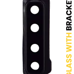 Samsung Galaxy A9 İle Uyumlu Kamera Camı Set Full (A920 2018) (Havyar Siyahı)