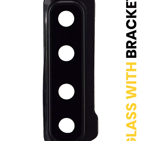 Samsung Galaxy A9 İle Uyumlu Kamera Camı Set Full (A920 2018) (Havyar Siyahı)