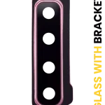 Samsung Galaxy A9 İle Uyumlu Kamera Camı Set Full (A920 2018) (Sakız Pembesi)