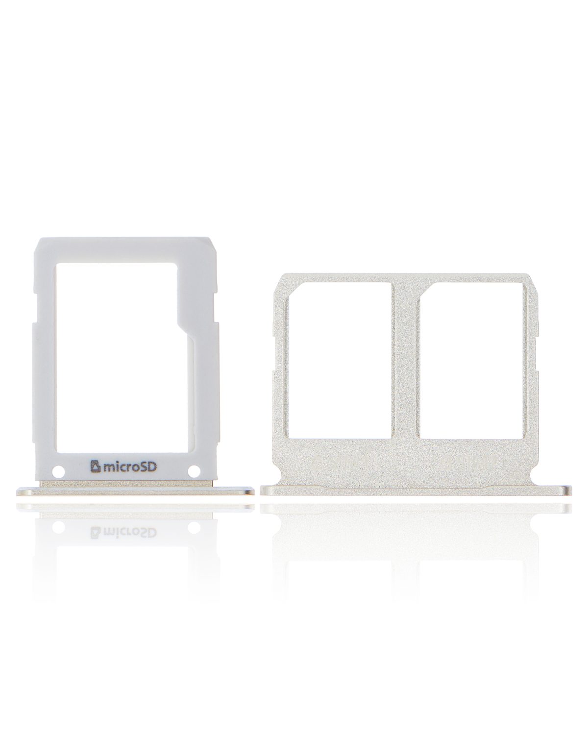Samsung Galaxy A9 Pro İle Uyumlu Çift Sim Kart Tepsisi (A910 2016) (Altın) (2 Parça Set) - Görsel 4