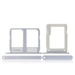 Samsung Galaxy A9 Pro İle Uyumlu Çift Sim Kart Tepsisi (A910 2016) (Siyah) (2 Parça Set)