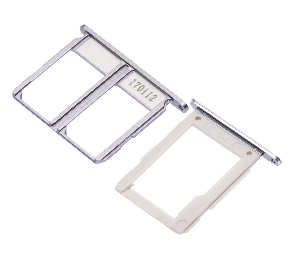 Samsung Galaxy A9 Pro İle Uyumlu Çift Sim Kart Tepsisi (A910 2016) (Siyah) (2 Parça Set) - Görsel 5