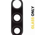 Samsung Galaxy A90 5G İle Uyumlu Arka Kamera Lensi (Sadece Cam) Yapışkanlı (A908 2019)