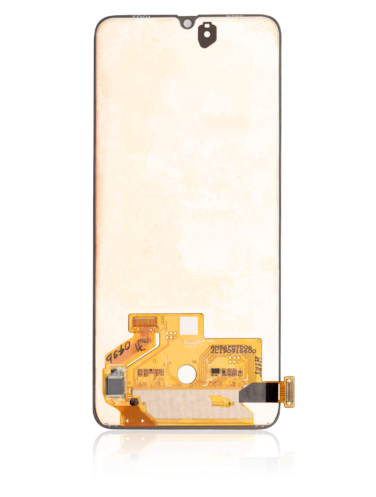 Samsung Galaxy A90 5G İle Uyumlu Çerçevesiz ekran Orijinal Ekranı (A908 2019) Orijinal (Siyah) - Görsel 4