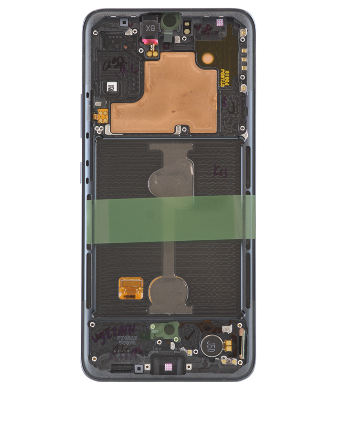 Samsung Galaxy A90 5G İle Uyumlu İçin Çerçeveli ekran (A908 2019) (Servis Paketi) (Siyah)  Orijinal Ekranı - Görsel 4