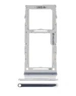 Samsung Galaxy A90 5G İle Uyumlu İle Uyumlu Çift Sim Kart Tepsisi (A908 2019) (Beyaz) - Görsel 3