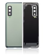 Samsung Galaxy Fold 4G  İçin Kamera Lensli Arka Kapak Camı (F900) (Aftermarket Plus) (Space Silver) - Görsel 2