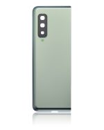Samsung Galaxy Fold 4G  İçin Kamera Lensli Arka Kapak Camı (F900) (Aftermarket Plus) (Space Silver) - Görsel 3