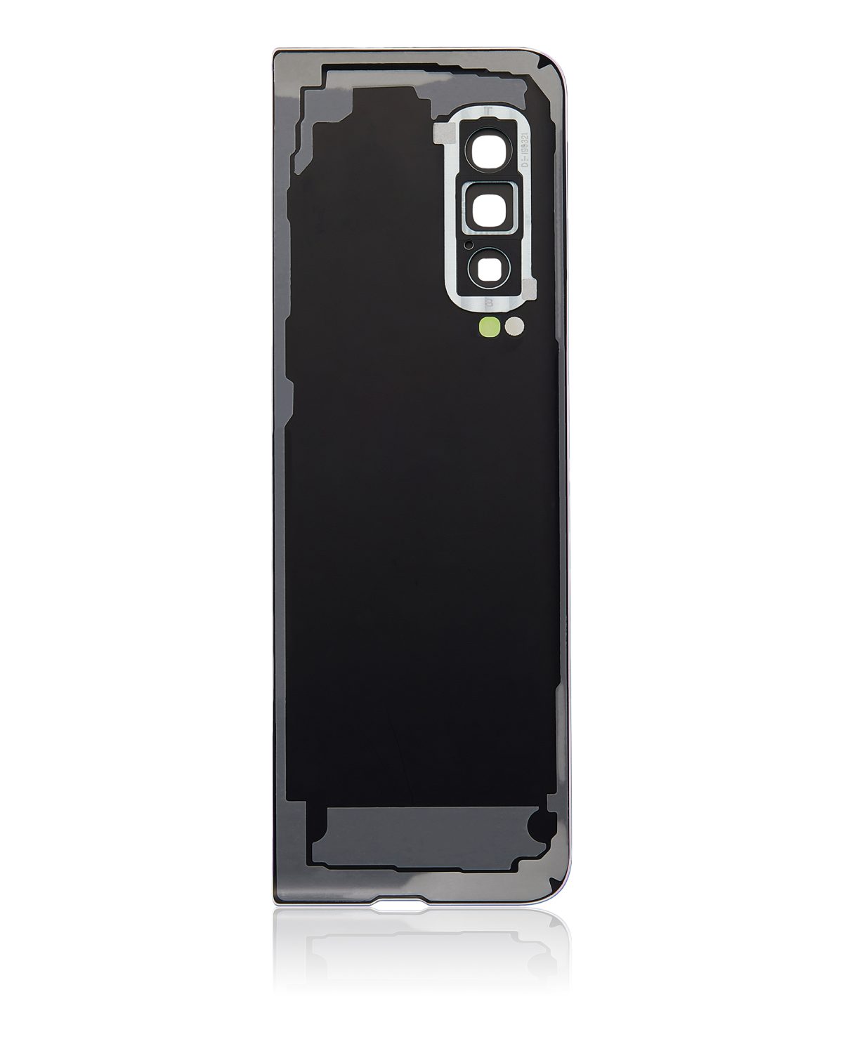 Samsung Galaxy Fold 4G  İçin Kamera Lensli Arka Kapak Camı (F900) (Aftermarket Plus) (Space Silver) - Görsel 4