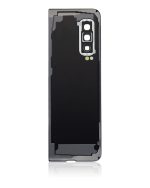 Samsung Galaxy Fold 4G  İçin Kamera Lensli Arka Kapak Camı (F900) (Aftermarket Plus) (Space Silver) - Görsel 4
