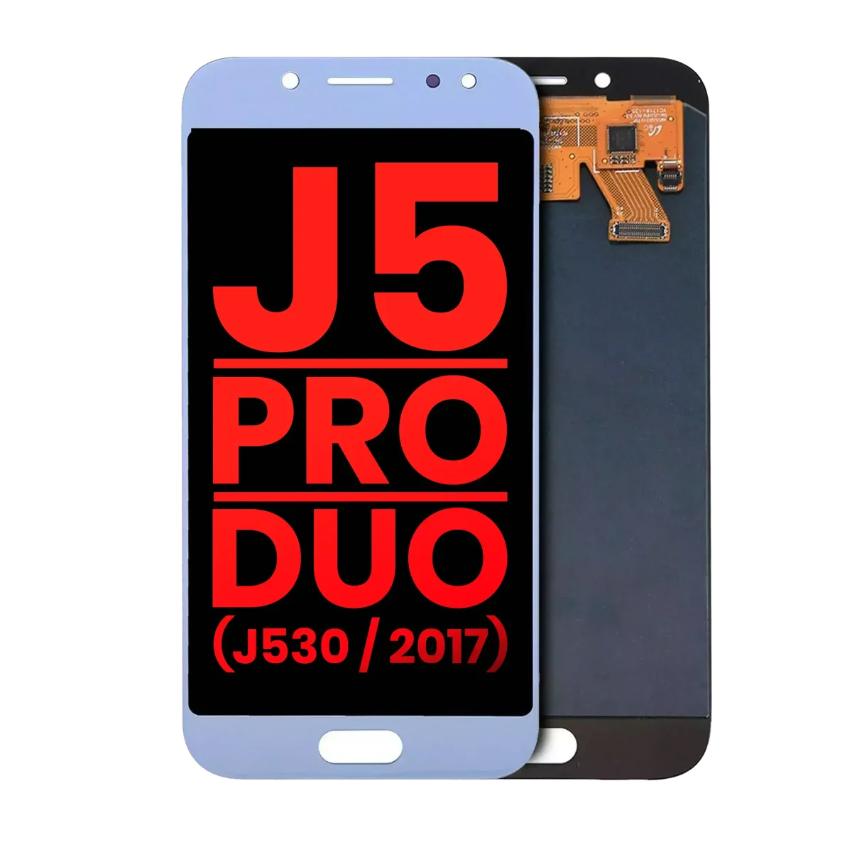 Samsung Galaxy J5 İle Uyumlu Çerçevesiz ekran Orijinal Ekranı Pro Duo (J530 2017) (Mavi Gümüş) - Görsel 2