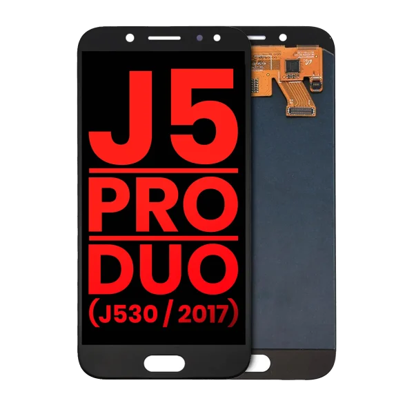 Samsung Galaxy J5 İle Uyumlu Çerçevesiz ekran Orijinal Ekranı Pro Duo (J530 2017) (Siyah)