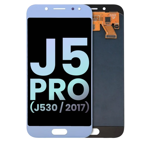 Samsung Galaxy J5 Pro İle Uyumlu Çerçevesiz ekran Orijinal Ekranı (J530 2017) (Gümüş) (Servis Paketi)