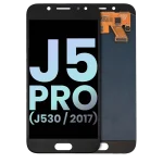Samsung Galaxy J5 Pro İle Uyumlu Çerçevesiz ekran Orijinal Ekranı (J530 2017) (Servis Paketi) (Siyah)