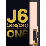 Samsung Galaxy J6 İle Uyumlu Çerçevesiz ekran Orijinal Ekranı On6 (J600 2018) Orijinal (Siyah)