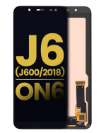 Samsung Galaxy J6 İle Uyumlu Çerçevesiz ekran Orijinal Ekranı On6 (J600 2018) Orijinal (Siyah)